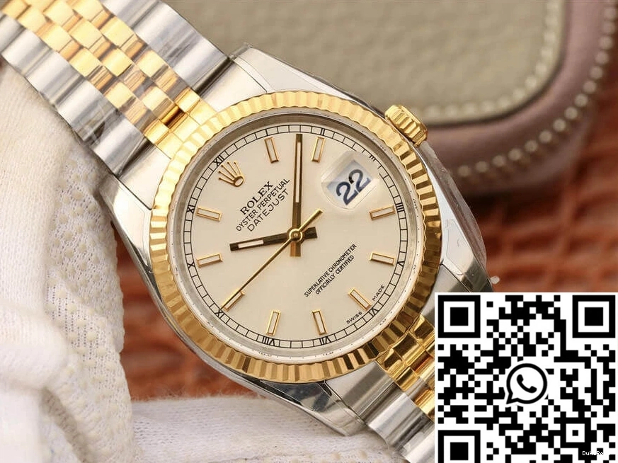Rolex Datejust AR 36MM 116233 Gold Yellow Factory 0104